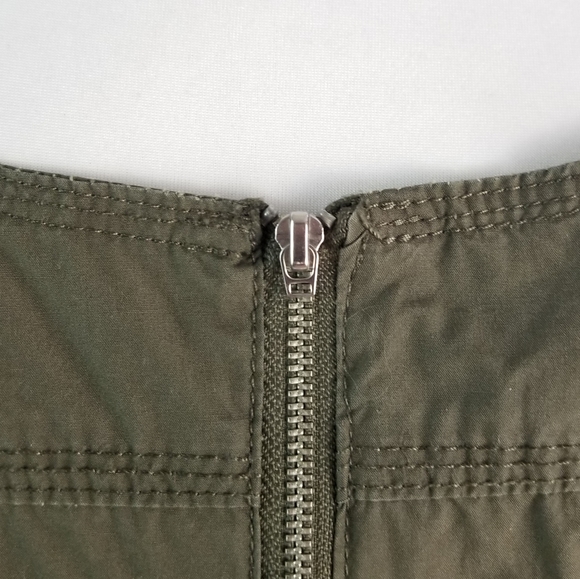 Steilmann 8 Army Green Sleeveless Cargo Midi Dress - Picture 5 of 8